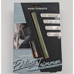 Guise Etiquette Precision Detail Trimmer Stainless Steel Blades NEW